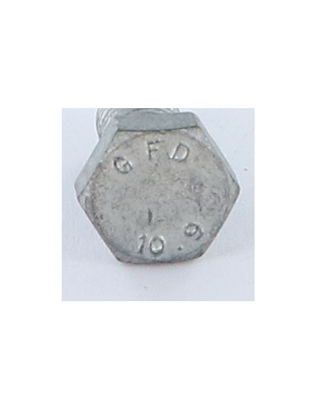 Parafuso de metais cabeça hexagonal M14X40 classe 10.9 Aço bruto GEOMÉTRICO 500A