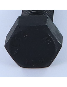 Parafuso de metais cabeça hexagonal M16X55 classe 10.9 rosca total passo de rosca fino passo de rosca de 150 Aço