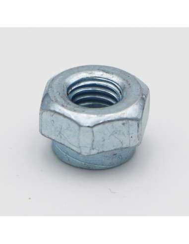 Porca tipo Kalei hexagonal Aço zinco branco M12 espessura de chapa 2MM