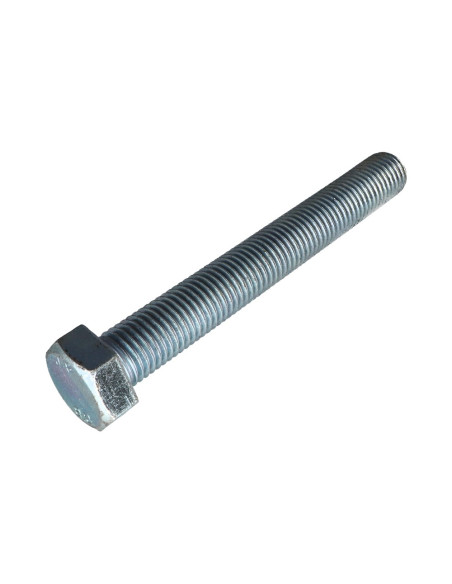 Parafuso de metais cabeça hexagonal M24X180 Classe 8.8 Aço zinco branco