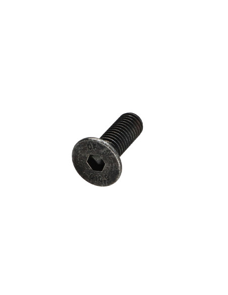 Parafuso de metais cabeça fresada hexagonal oca FHC chave de 4 M6X30 rosca total classe 10.9 Aço zinco preto