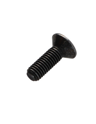 Parafuso de metais cabeça fresada hexagonal oca FHC chave de 4 M6X30 rosca total classe 10.9 Aço zinco preto