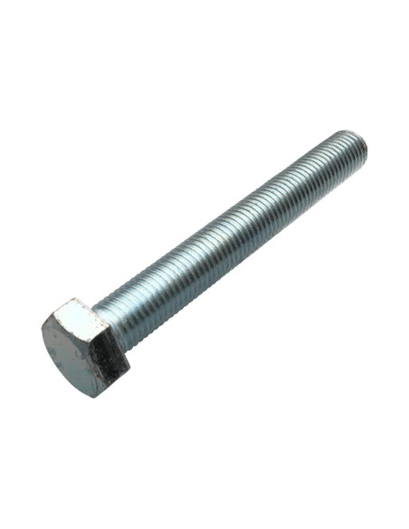 Parafuso de metais cabeça hexagonal M24X180 Classe 8.8 Aço zinco branco