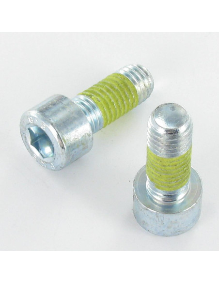 Parafuso de metais Parafuso cabeça oca sextavada M6X60 roscado sobre 24 Classe 8.8 chave de 5 Aço zinco branco Freio