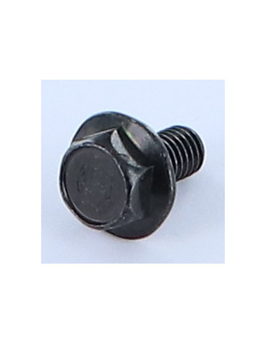 Parafuso de metais cabeça hexagonal M6X12 flange lisa PA Aço zinco preto