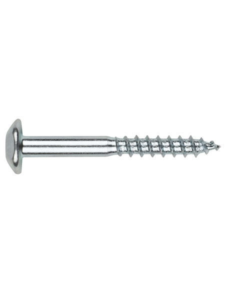PARAFUSO dobradiça Seguro 2 peças TORX T40 7X205 Aço zinco branco