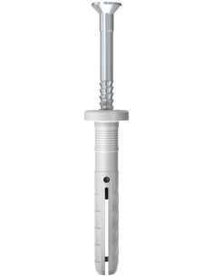 Bucha de golpe Nylon gola Fischer com prego N5X30-5F