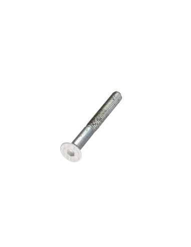 Parafuso de metais cabeça fresada hexagonal oca FHC chave de 2.5 M4X35 rosca parcial classe 10.9 Aço zinco branco