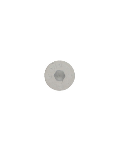 Parafuso de metais cabeça fresada hexagonal oca FHC chave de 2.5 M4X35 rosca parcial classe 10.9 Aço zinco branco