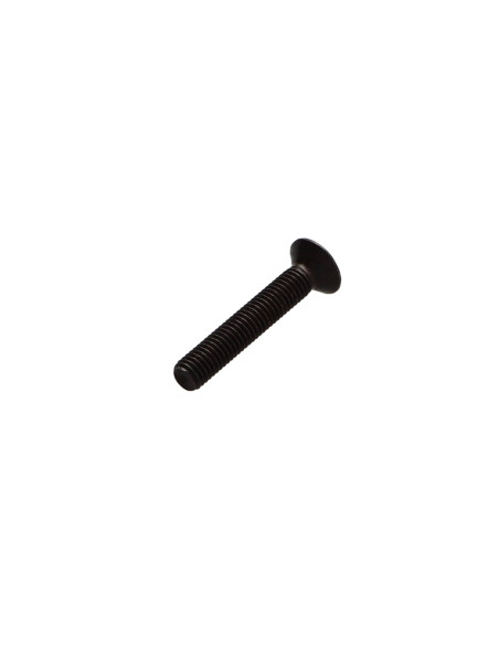 Parafuso de metais cabeça fresada hexagonal oca FHC chave de 3 M5X40 rosca parcial classe 10.9 Aço bruto