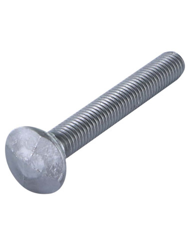 Parafuso cabeça redonda gola quadrada cabeça DIAMANTE M8X50 Aço zinco preto