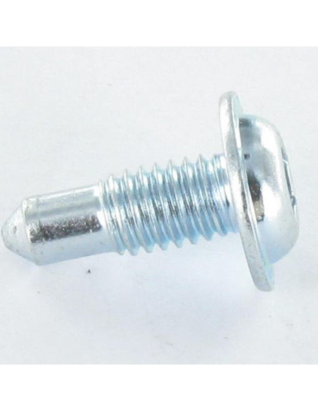 Parafuso de metais cabeça redonda larga TORX T10 M3X5 diâmetro da cabeça 8 espessura 2.4 Aço zinco branco