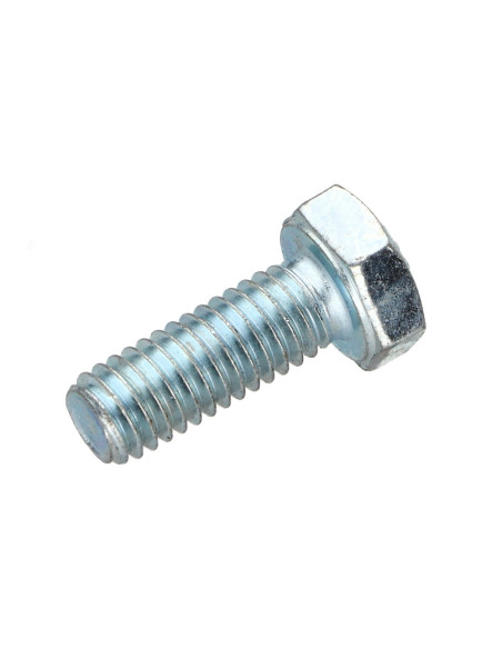 Parafuso de metais cabeça hexagonal M6X20 classe 10.9 Aço zinco branco