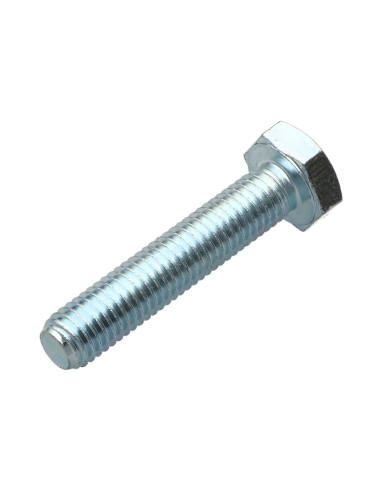 Parafuso de metais cabeça hexagonal M10X45 Classe 8.8 Aço zinco branco