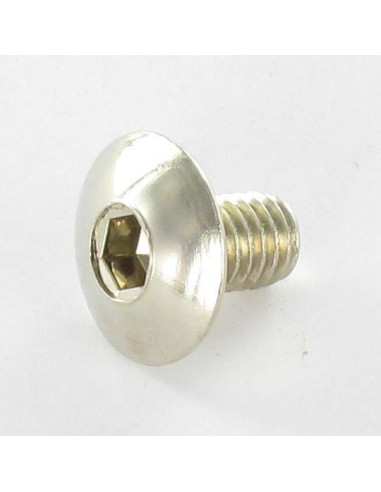 PARAFUSO cabeça de cogumelo M6X16 chave de 4 Aço niquelado