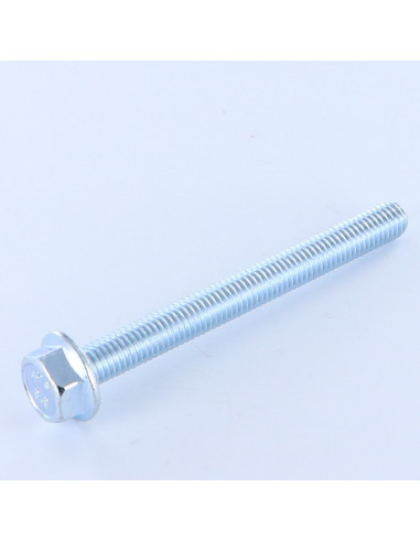 Parafuso de metais cabeça hexagonal M8X50 flange com gola serrilhada Classe 8.8 Aço zinco branco