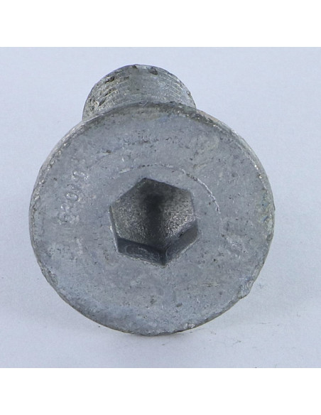 Parafuso de metais cabeça fresada hexagonal oca FHC chave de 8 M12X35 Classe 8.8 forte resistência à corrosão Aço