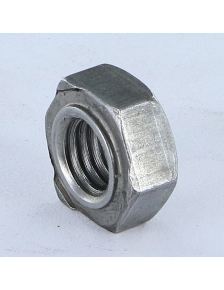Porca sextavada de soldar M6 Aço bruto - Parafuso Express