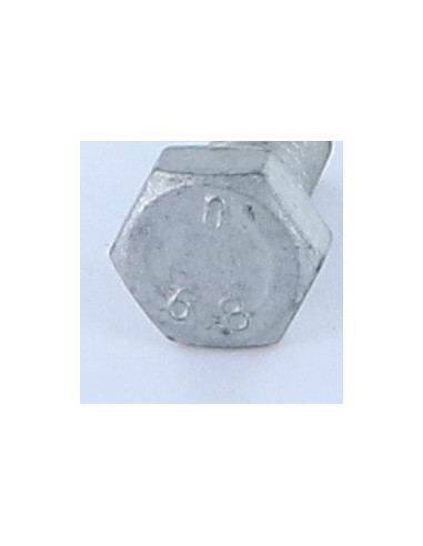 Parafuso de metais cabeça hexagonal M10X25 Classe 6.8 Aço bruto GEOMÉTRICO 500B