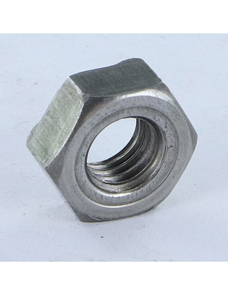 Porca sextavada de soldar M10 Aço bruto - Parafuso Express