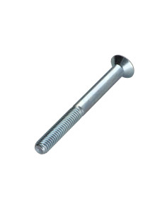 Parafuso de metais cabeça fresada hexagonal oca FHC chave de 12 M20X70 rosca parcial classe 10.9 Aço zinco branco 2