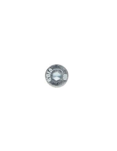 Parafuso de metais cabeça fresada hexagonal oca FHC chave de 10 M16X70 rosca parcial classe 10.9 Aço zinco branco