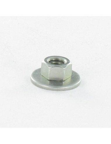 Porca Twolok cl(com arruela cónica) M5 Rondela M5X15X6,65 Aço zinco branco