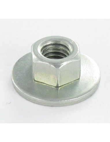 Porca Twolok cl(com arruela cónica) M5 Rondela M5X15X6,65 Aço zinco branco