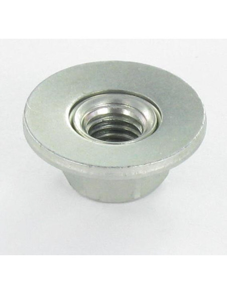 Porca Twolok cl(com arruela cónica) M5 Rondela M5X15X6,65 Aço zinco branco