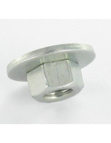 Porca Twolok cl(com arruela cónica) M5 Rondela M5X15X6,65 Aço zinco branco