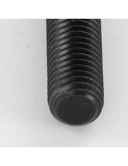Parafuso de metais sem cabeça sextavado oco chave de 6 M12X50 perno plano Aço bruto