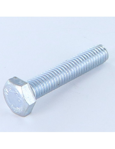 Parafuso de metais cabeça hexagonal M5X25 Classe 8.8 Aço zinco branco