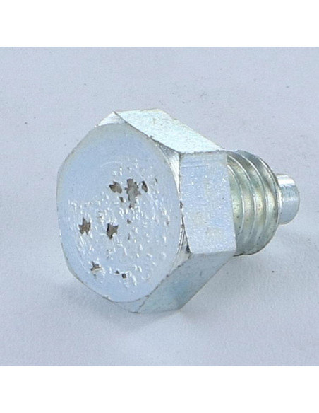 Parafuso de metais cabeça hexagonal M8X12 perno com ponta biselada Ponta biselada Aço zinco branco