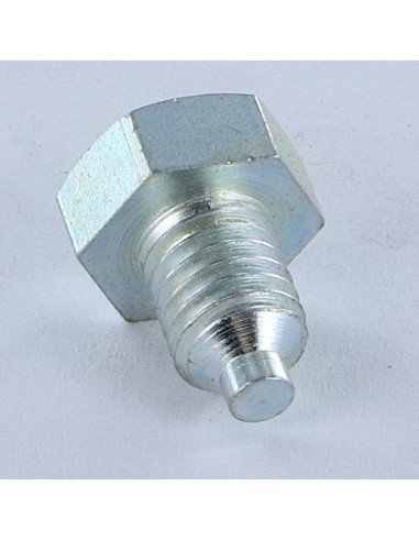 Parafuso de metais cabeça hexagonal M8X12 perno com ponta biselada Ponta biselada Aço zinco branco