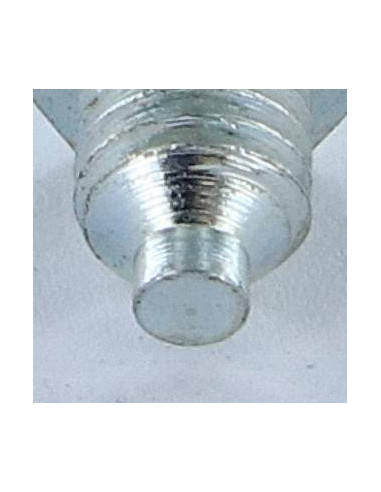 Parafuso de metais cabeça hexagonal M8X12 perno com ponta biselada Ponta biselada Aço zinco branco