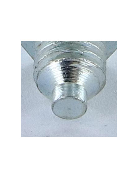 Parafuso de metais cabeça hexagonal M8X12 perno com ponta biselada Ponta biselada Aço zinco branco