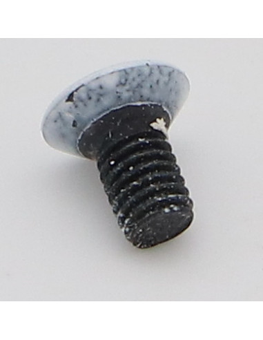 Parafuso de metais cabeça fresada hexagonal oca FHC M3X6 rosca total classe 10.9 chave de 2 Aço bruto LBL