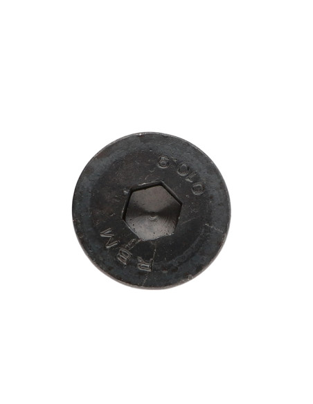 Parafuso de metais cabeça fresada hexagonal oca FHC chave de 10 M16X60 rosca total classe 10.9 Aço