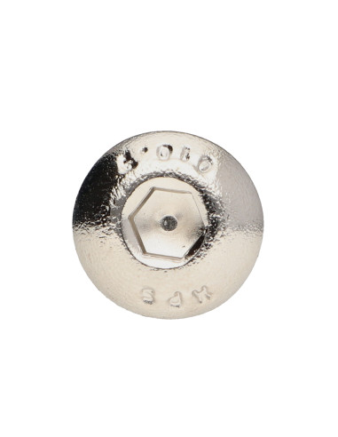 Parafuso de metais Parafuso de Cabeça Oca Sextavada M10X70 FP10.9 chave de 6 Aço niquelado