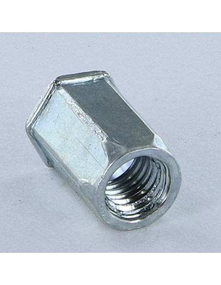 Porca rebite hexagonal cabeça reduzida M4X10,5 Aço zinco branco ACRTH