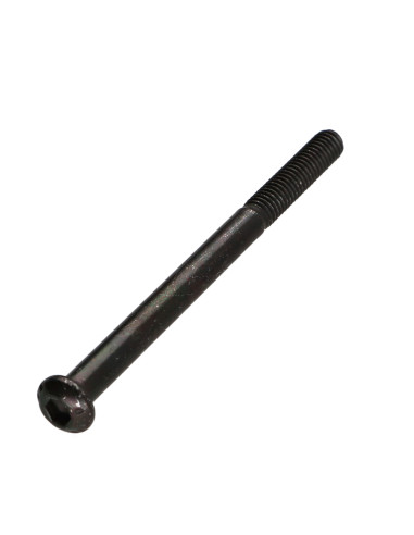 Parafuso de metais Parafuso de Cabeça Oca Sextavada M6X80 rosca parcial classe 10.9 chave de 4 Aço zinco preto