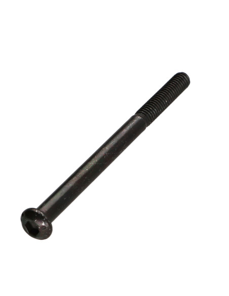 Parafuso de metais Parafuso de Cabeça Oca Sextavada M6X80 rosca parcial classe 10.9 chave de 4 Aço zinco preto