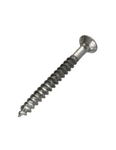 Parafuso de madeira aglomerado VBA3 cabeça fresada dentado 8X80 roscado sobre 64 TORX T40 Aço zinco branco 2