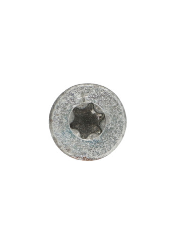 Parafuso de madeira aglomerado VBA3 cabeça fresada dentado 8X80 roscado sobre 64 TORX T40 Aço zinco branco