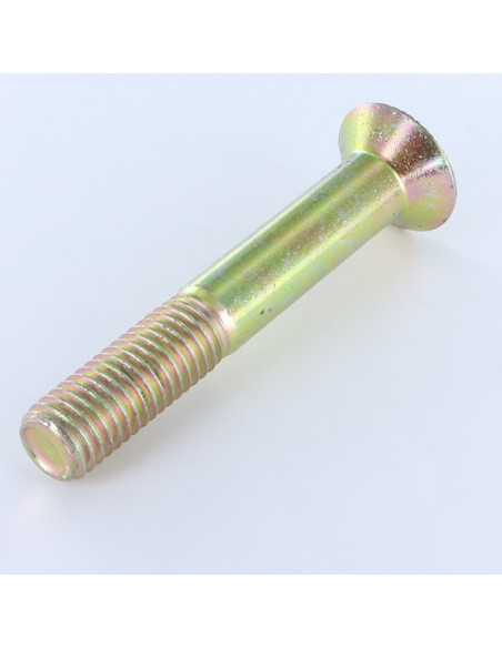 Parafuso de metais cabeça fresada hexagonal oca FHC M6X60 roscado sobre 18 classe 10.9 chave de 4 Dicromato