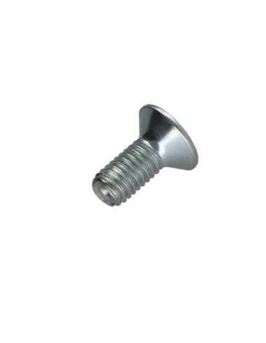 Parafuso de metais cabeça fresada hexagonal oca FHC chave de 6 M10X16 rosca total classe 10.9 Aço zinco branco