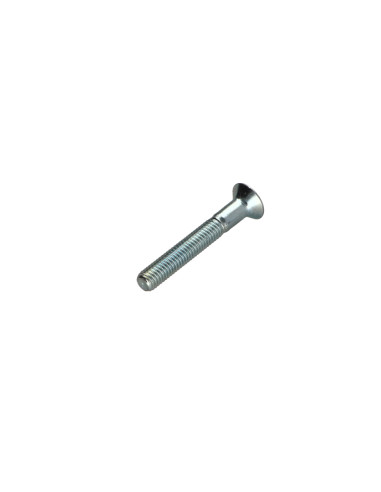 Parafuso de metais cabeça fresada hexagonal oca FHC chave de 5 M8X50 rosca parcial classe 10.9 Aço zinco branco