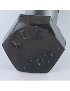 Corpo de parafuso cabeça hexagonal M12X90 classe 10.9 Aço bruto 2