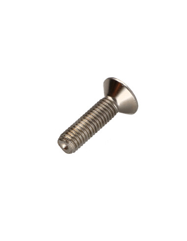 Parafuso de metais cabeça fresada hexagonal oca FHC chave de 5 M8X30 rosca total classe 10.9 Aço niquelado