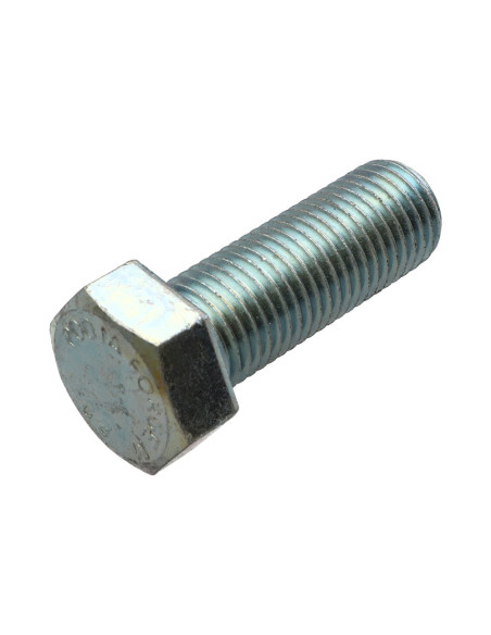 Parafuso de metais cabeça hexagonal M22X50 Classe 8.8 Aço zinco branco